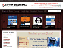 Tablet Screenshot of editurauniversitara.ro
